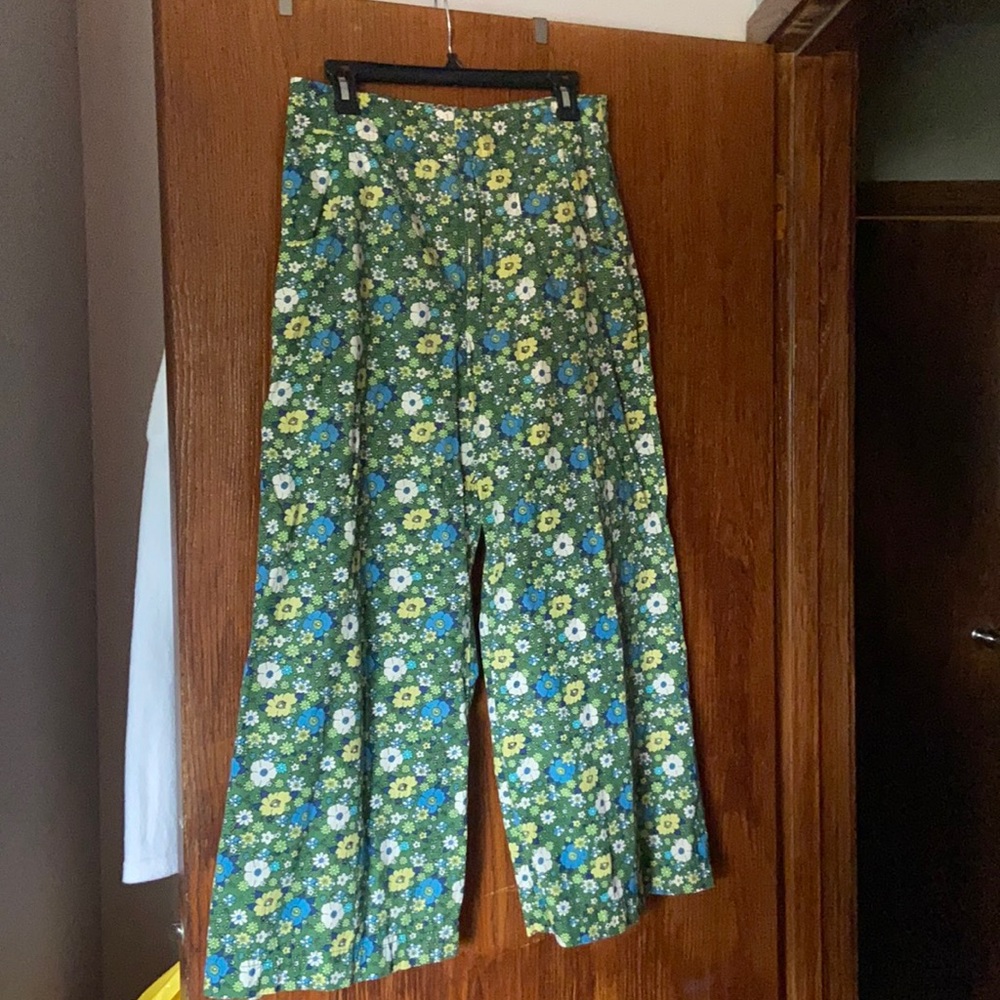 Floral Free People Wide Leg Pants